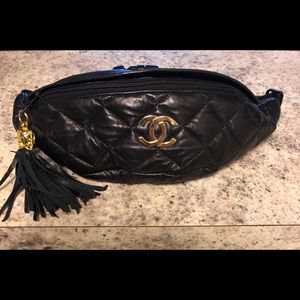 Vintage Chanel Quilted Small Fanny Pack